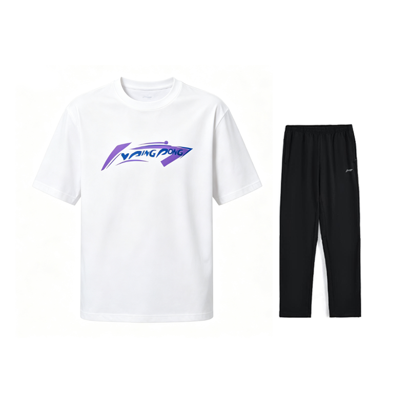 Li-Ning Li Ning Casual Sportswear Men's Crew Neck Moderate