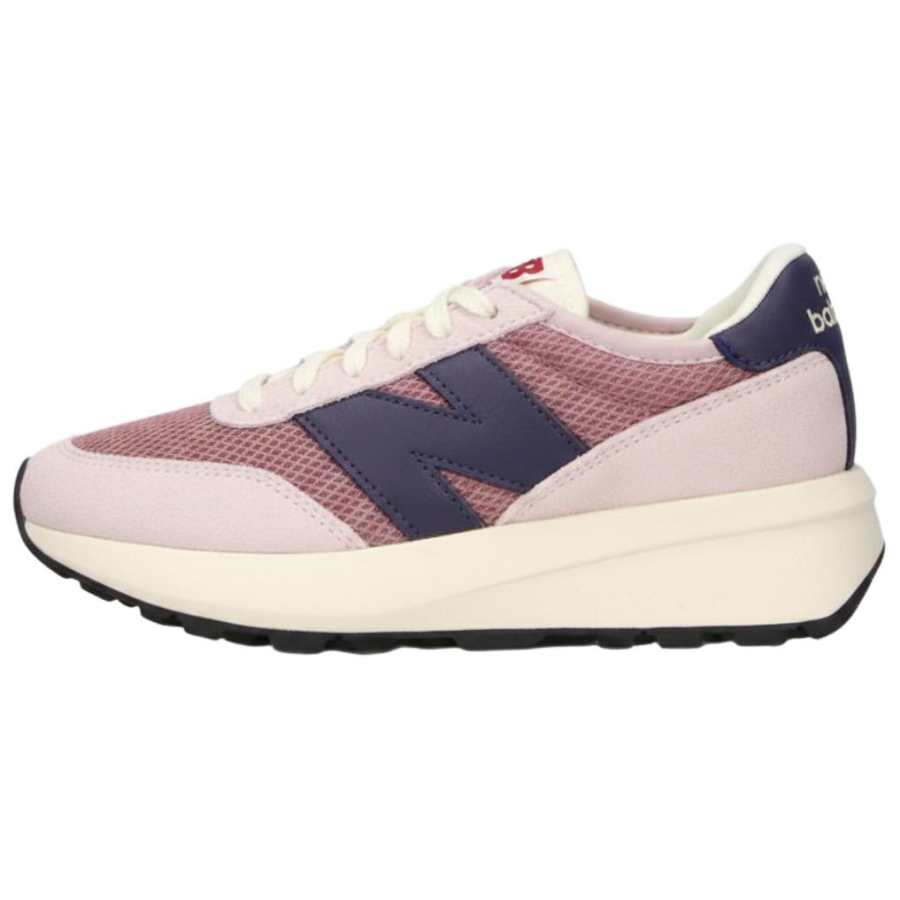 New Balance New Balance 370 Running Shoes Unisex Pink Purple Beige