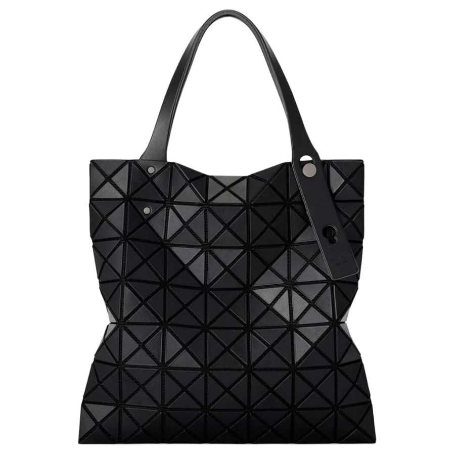 ISSEY MIYAKE Prism Polyester Shoulder Bag, Handbag Unisex Black