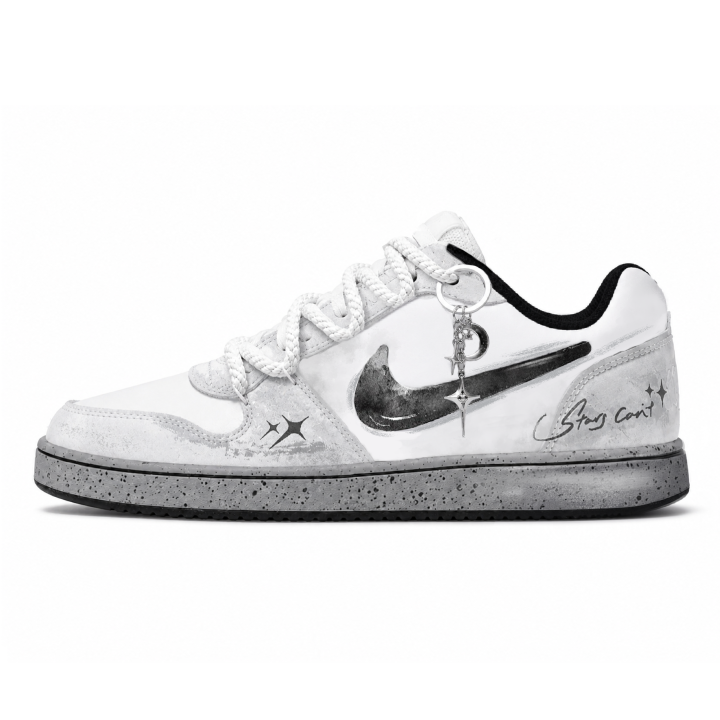 Nike Nike Dunk Skateboard Shoes Men's Low Top Gray/White