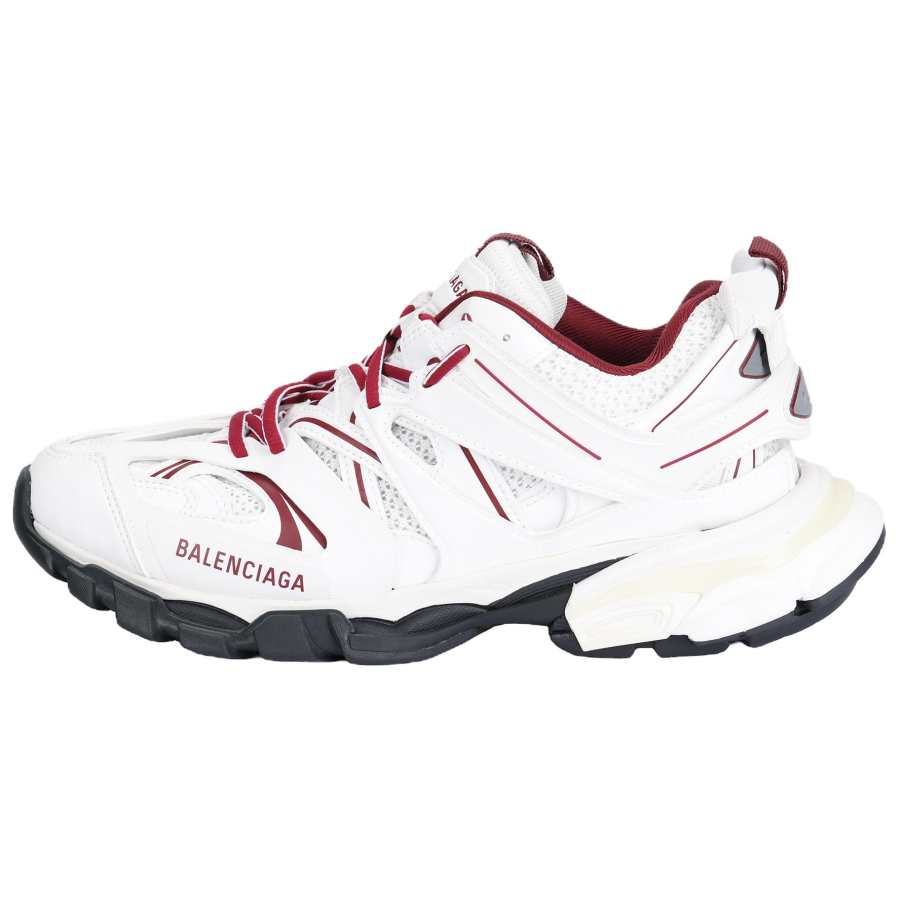 Balenciaga Track Low top Chunky Sneakers Men's White Red