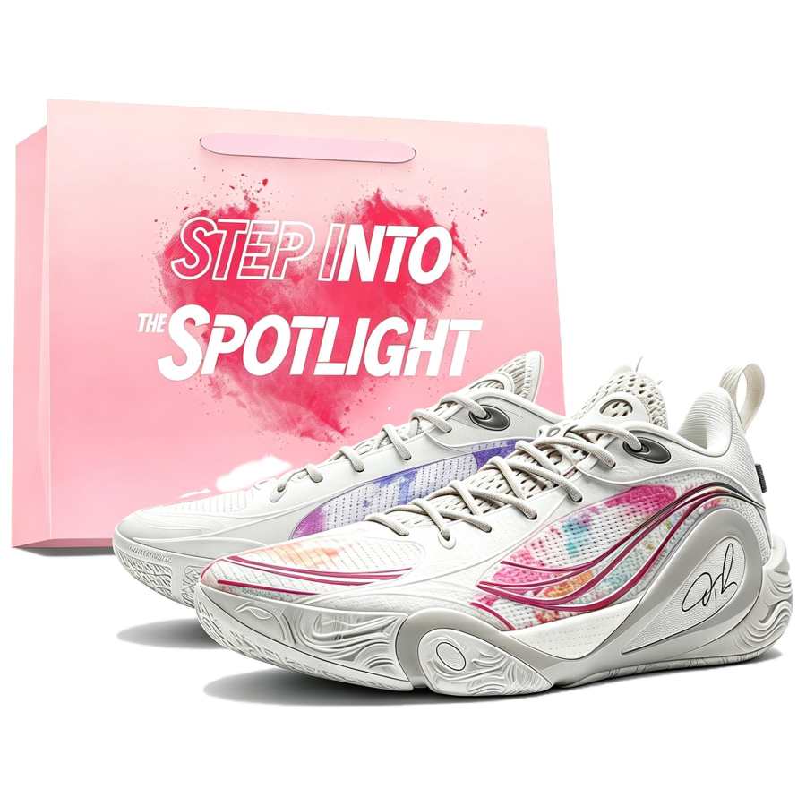 Li-Ning Li Ning DLO1 Basketball Shoes Men's Low Top Purple