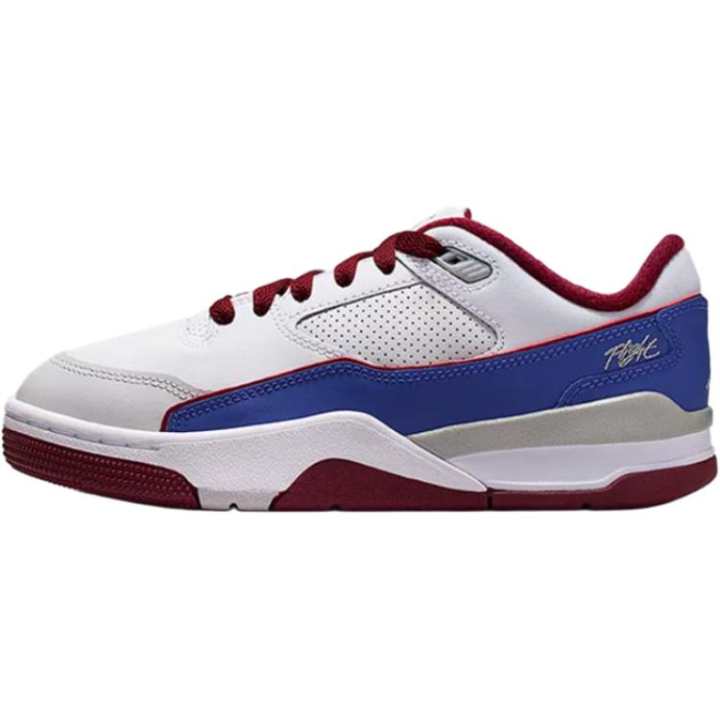 Jordan Jordan FLIGHT COURT Low top Basketball Shoes White Blue Red Unisex