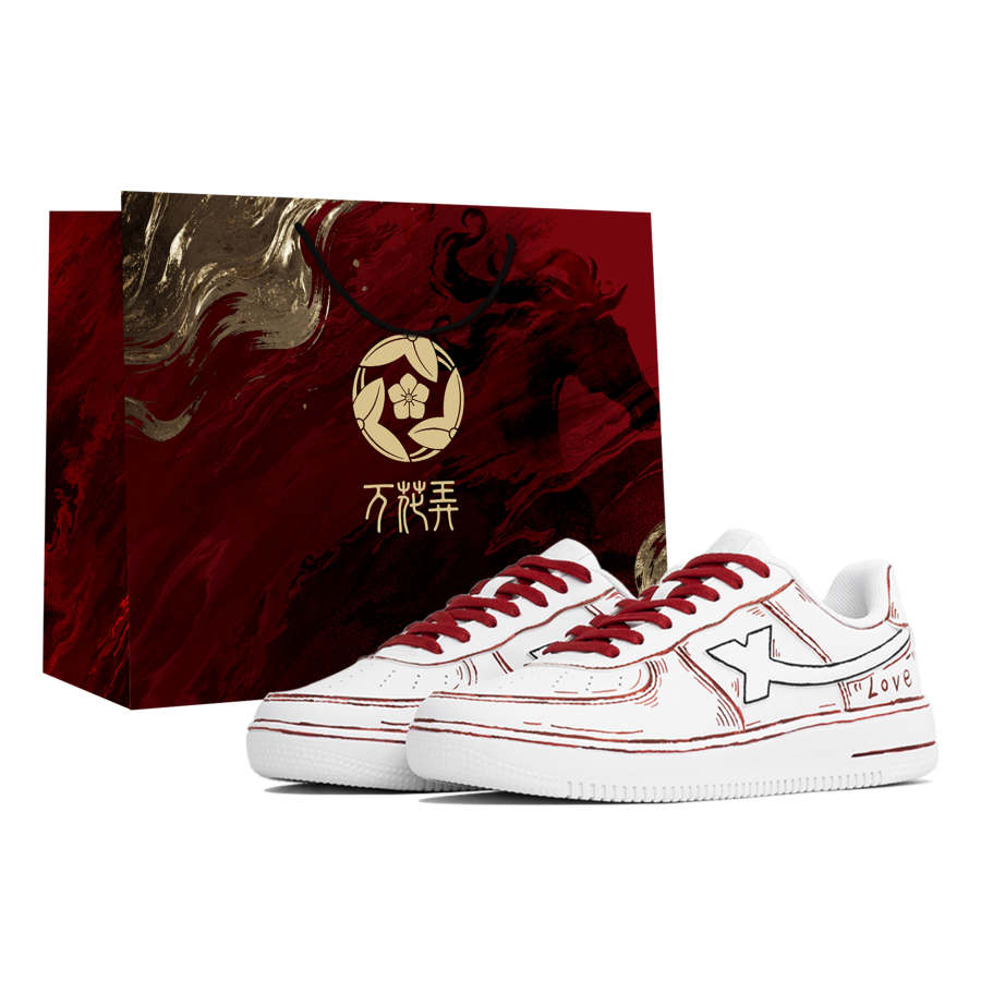 XTEP XTEP Air Force 1 Low top Skateboard Shoes Unisex White