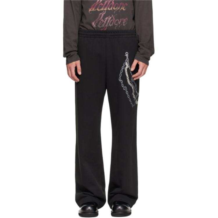 WE11DONE WE11DONE Casual Pants Unisex Black Moderate