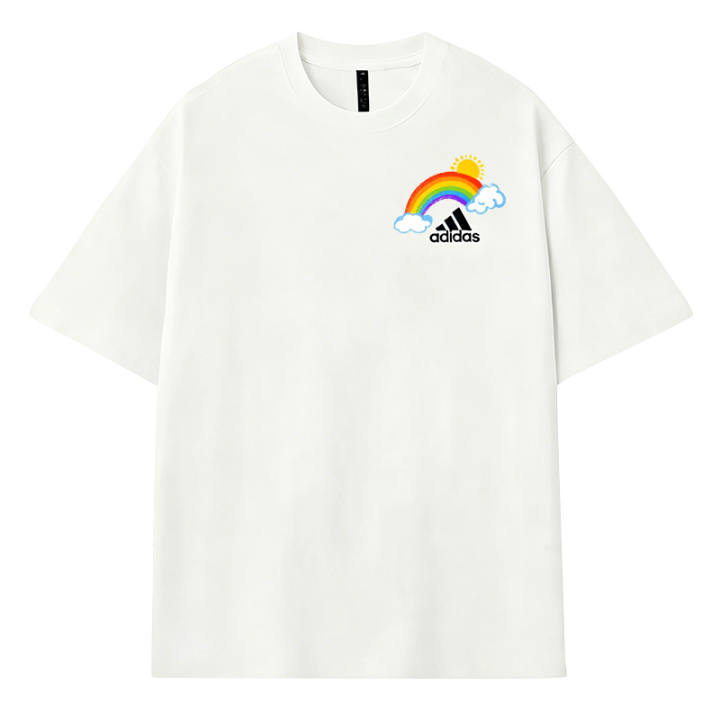 Adidas Adidas MUST HAVES T Shirts Unisex Ecru Crew Neck Thin