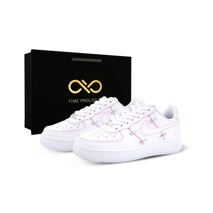 Nike Nike Air Force 1 Skateboard Shoes Women's Low Top White/Pink