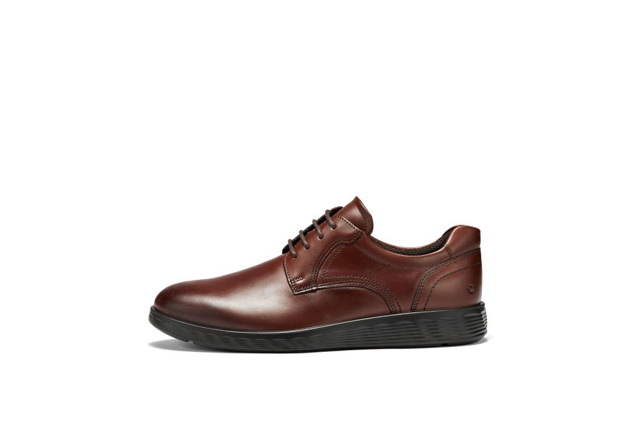 Ecco Ecco Lightweight Mixed Dress Shoes Men's Brown