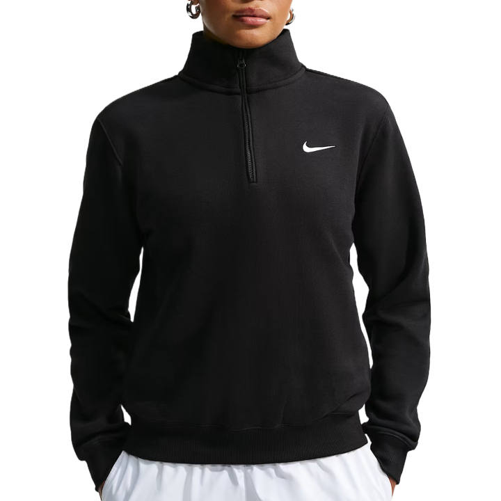 Nike Nike Sweatshirts Women's All Black/Sail White Stand Collar Moderate