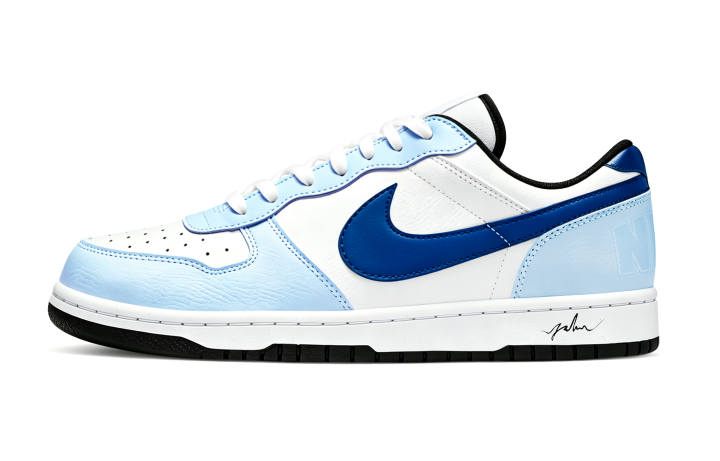 Nike Nike Big Skateboard Shoes Men's Low Top White/Blue