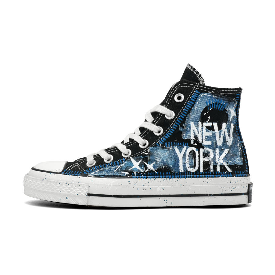 Converse Converse 1970s Canvas Shoes Unisex High Top Black/Blue