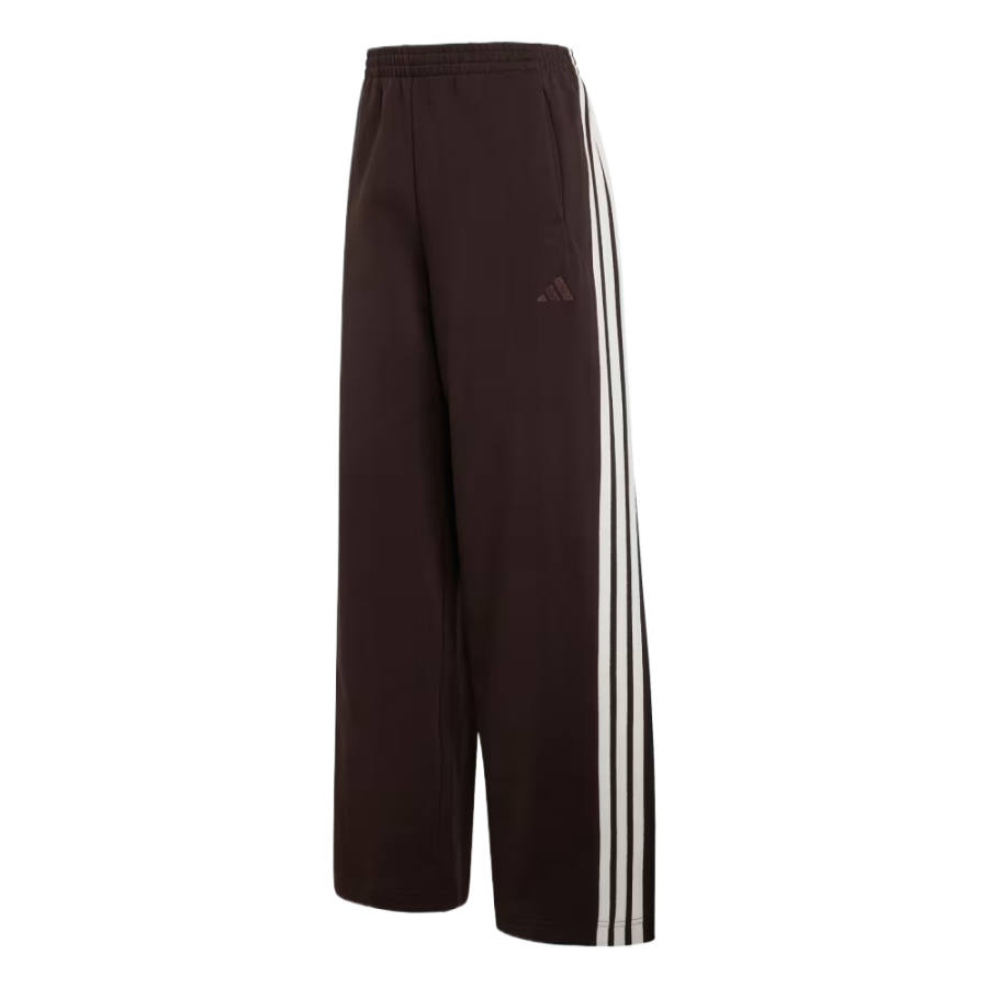 Adidas Adidas Sportswear Knitted Sweatpants Women's Aurora Coffee/Ecru/Ecru Moderate Wide Leg Pants