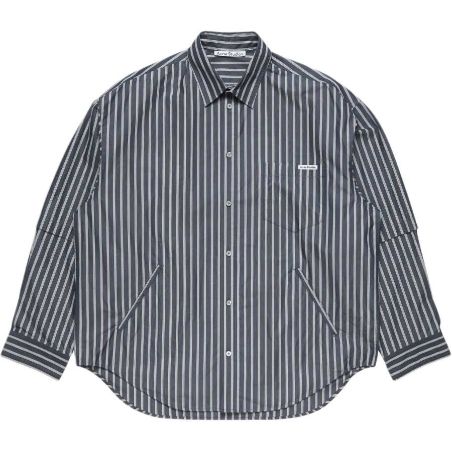 Acne Studios Acne Studios Shirts Men's Blue/White Moderate