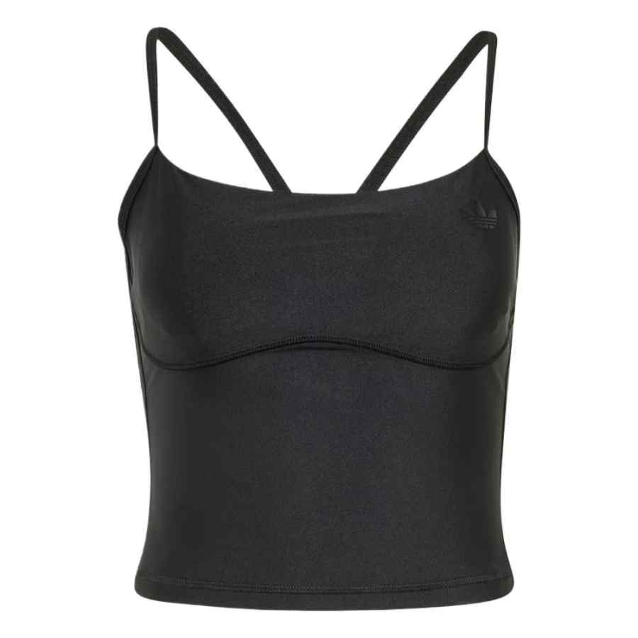 Adidas Originals Tank Tops Women's Black Square Collar Moderate