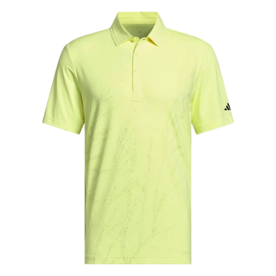 Adidas Adidas Ultimate365 Golf Clothing Men's Freezing Lemon Polo Collar Moderate