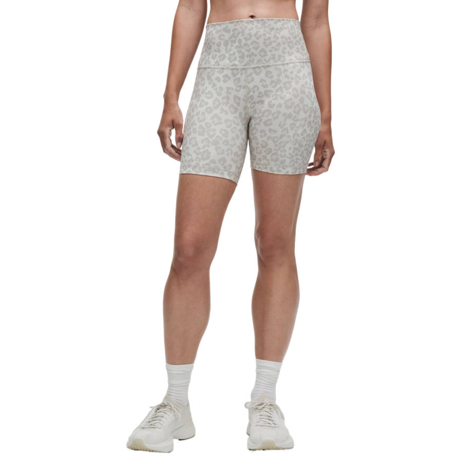 Lululemon Wunder Train Sports Shorts Women's Classic Leopard Print White Mix/TLWI