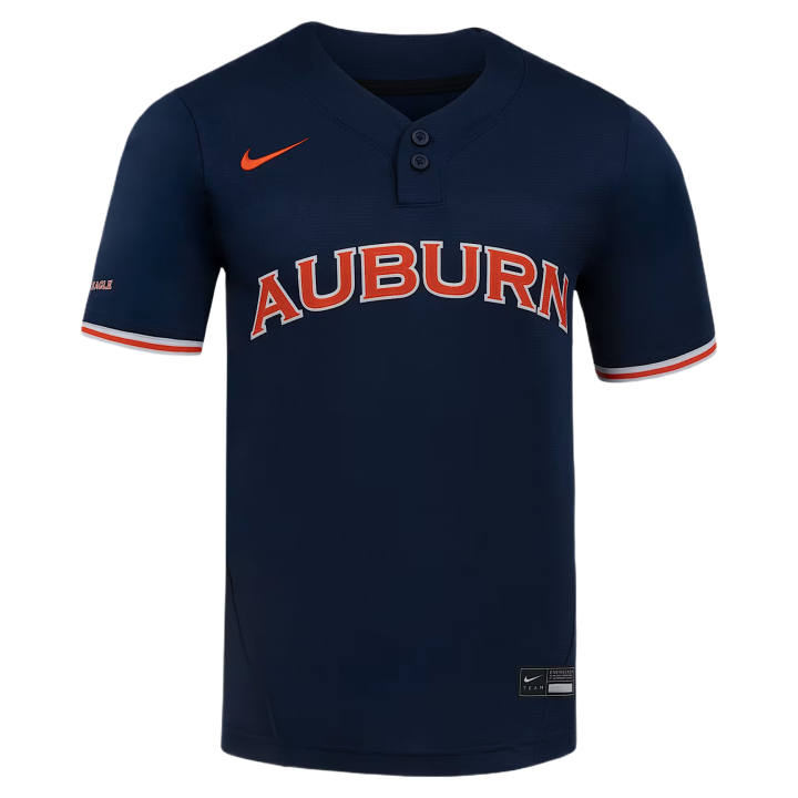 Nike Nike Rugby Jerseys Men's Marine Blue V Neck Moderate