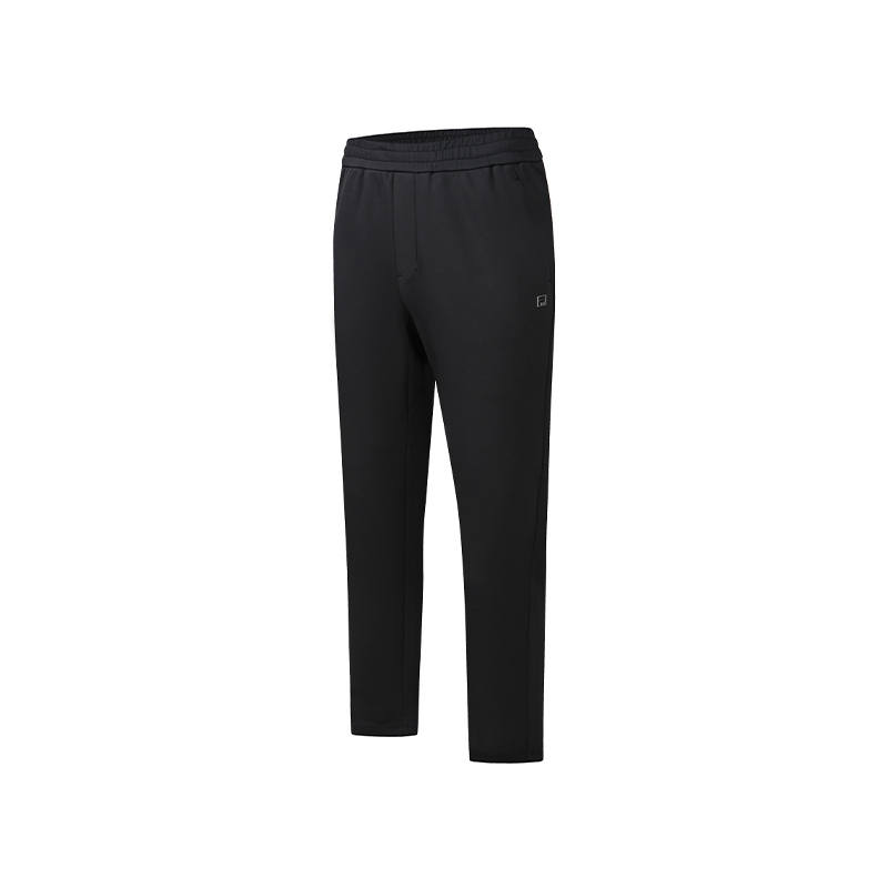FILA Casual Pants Men's Jet Black Moderate Straight Fit Pants