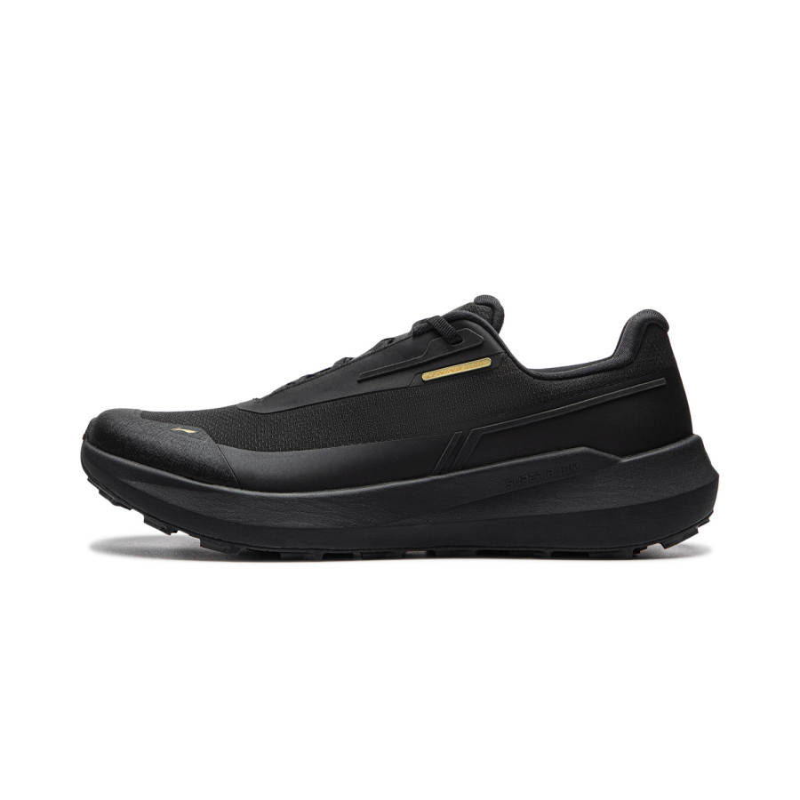 Li-Ning Li Ning Cushioning Slip Resistant Abrasion Resistant Breathable Support Rebound Low top Casual Shoes Unisex Black