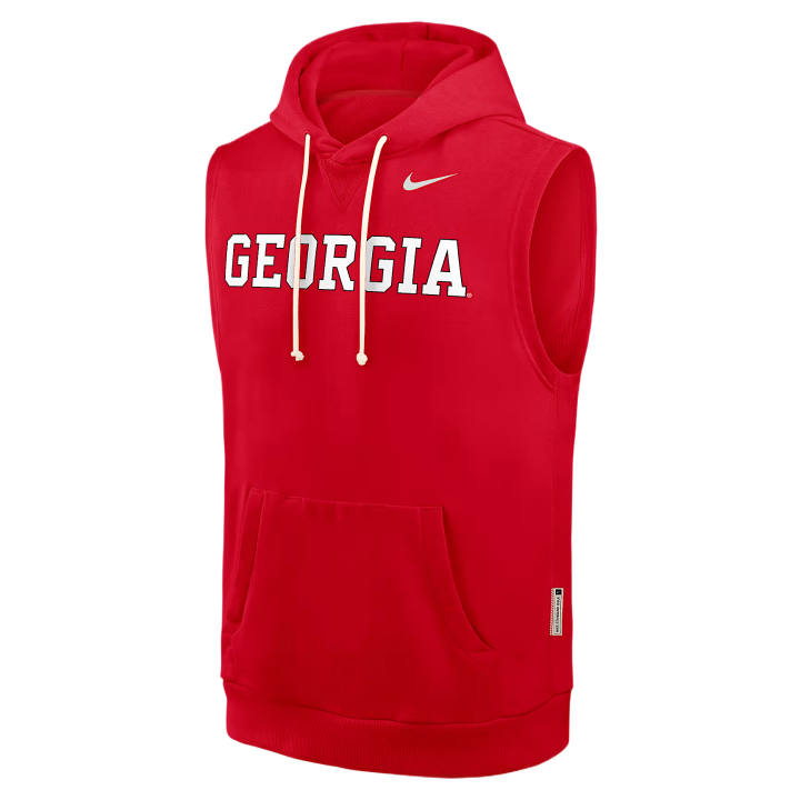 Nike Nike Dri Fit College Sweatshirts Men's Red Hooded Non Detachable Moderate