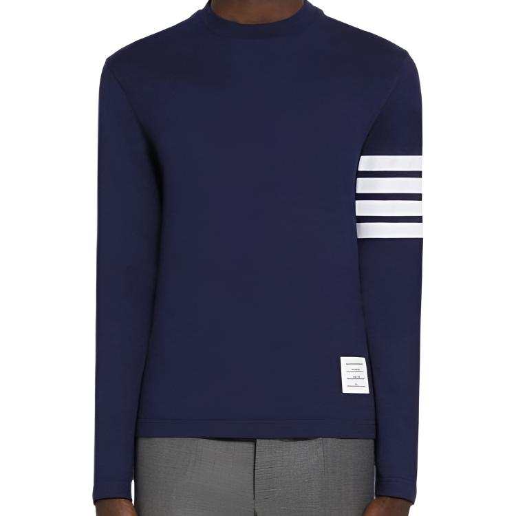 THOM BROWNE Thom Browne 4-Bar long-sleeve T-shirt
