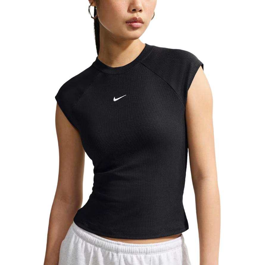 Nike Nike Sportswear T Shirts Women's Black Crew Neck