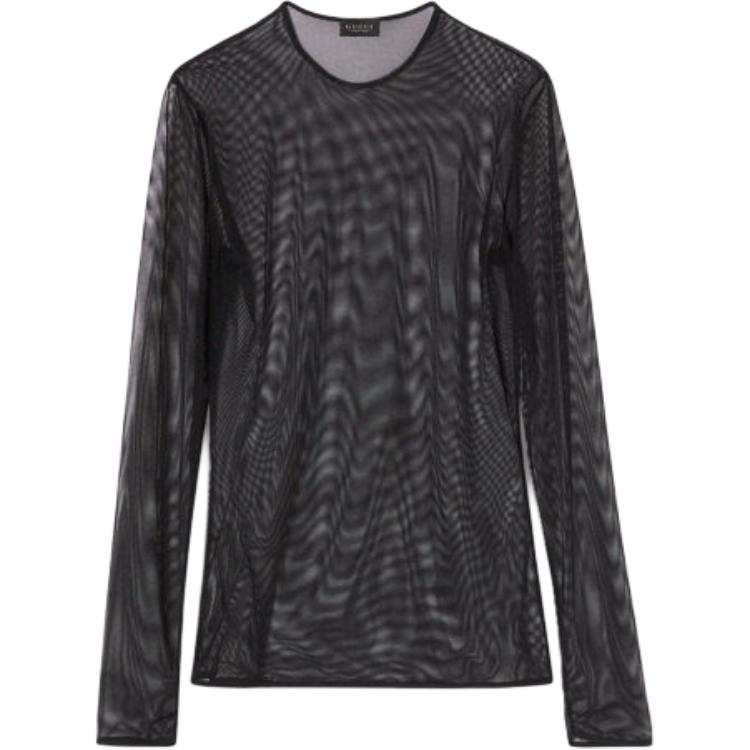 GUCCI T Shirts Men's Black Crew Neck Moderate