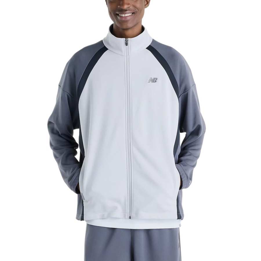 New Balance New Balance Jackets Men's GREY MATTER Stand Collar Moderate