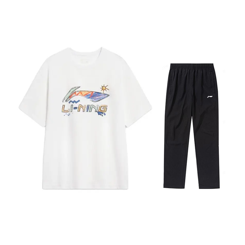 Li-Ning Li Ning Casual Sportswear Men's Crew Neck Moderate