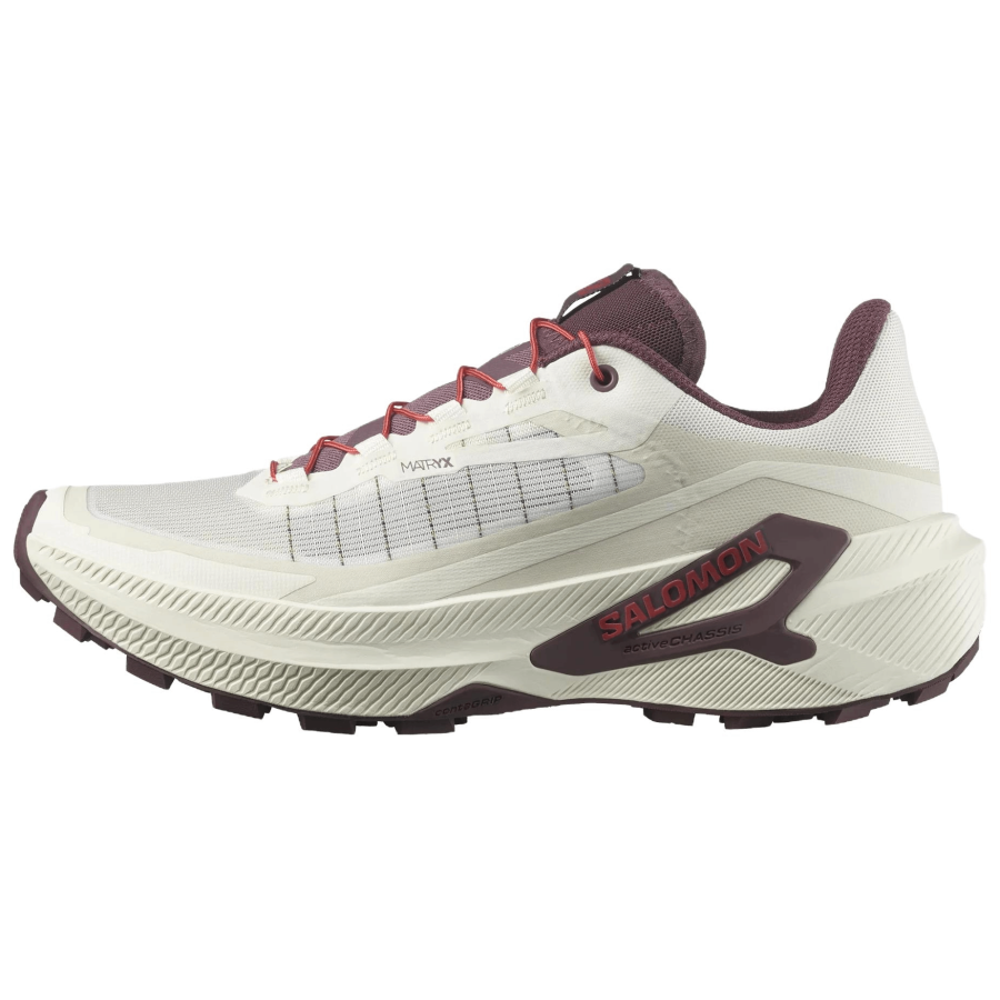 SALOMON GENESIS 2 Trail Running Shoes Women's Vanilla Ice/Gooseberry/Lava Falls