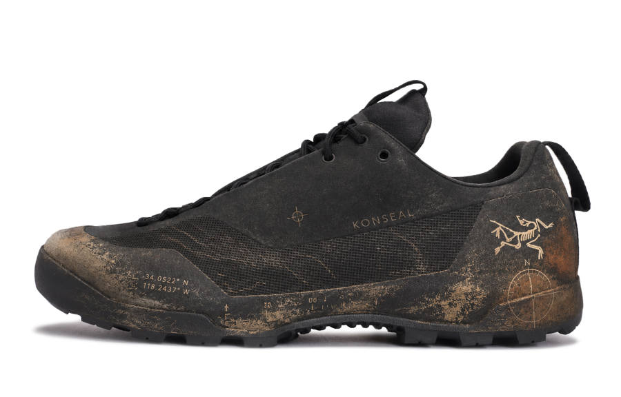 Arcteryx KONSEAL Mountaineering & Hiking Shoes Men's Low Top Black/Yellow