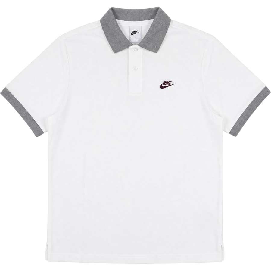 Nike Nike Club Polo Shirts Unisex White Polo Collar Moderate