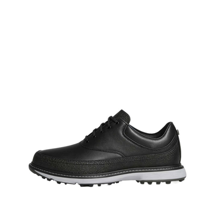 Adidas Adidas MC80 Golf Shoes Unisex Low Top Black/Silver Metallic/Wine Red