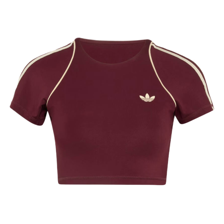 Adidas Originals Fitness Clothing Women's Chestnut Crew Neck Moderate