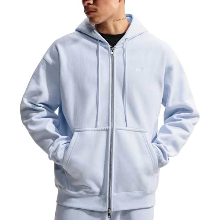 Nike Nike Solo Swoosh Sweatshirts Men's Soccer Gray Hooded Non Detachable Moderate
