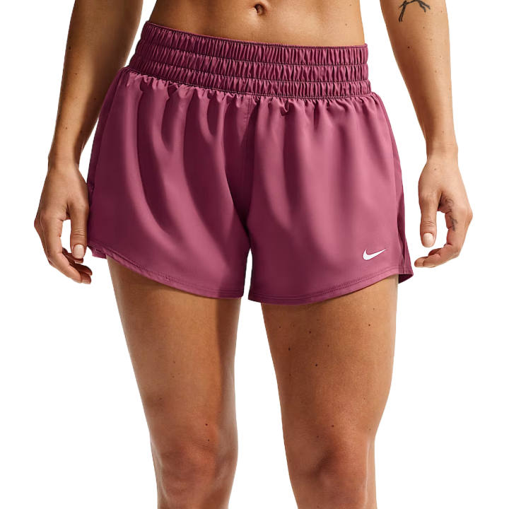 Nike Nike Dri Fit One Sports Shorts Women's Pink Mist/White