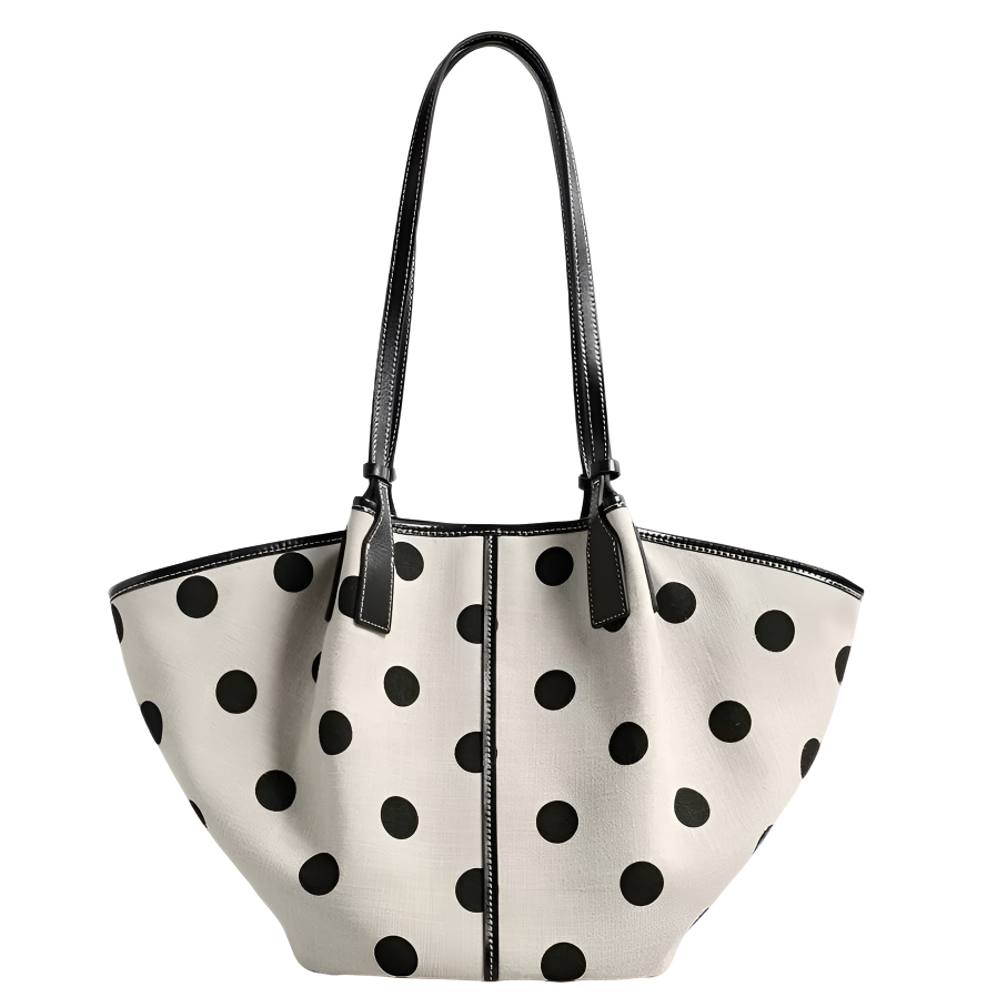 PAYOT PAYOT Handbags White Polka Dot