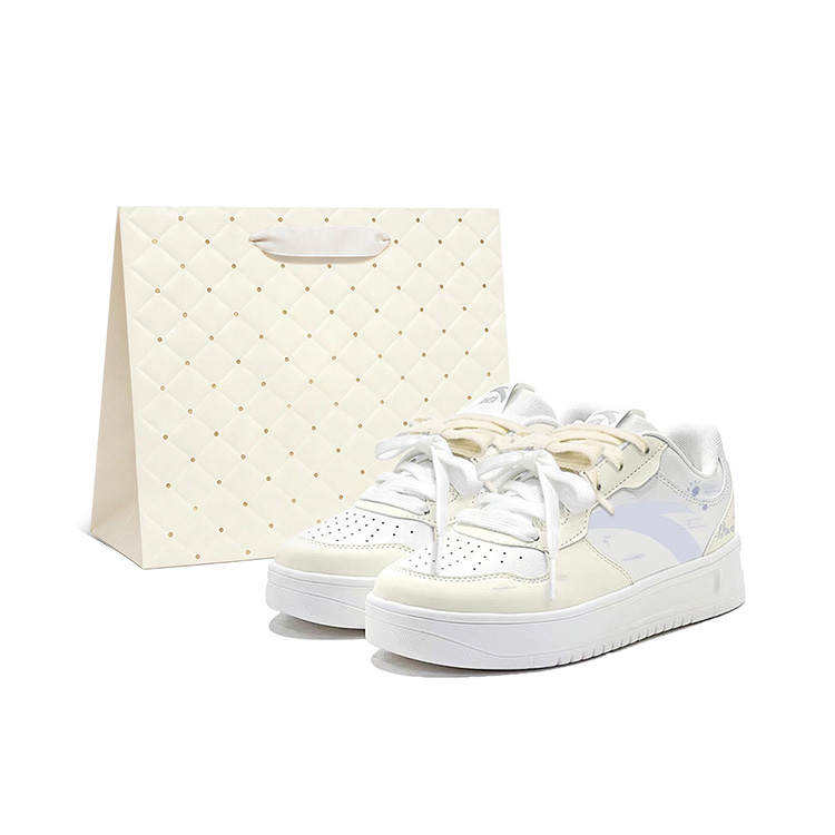 ANTA Easy Skateboard Shoes Unisex Low Top Yellow