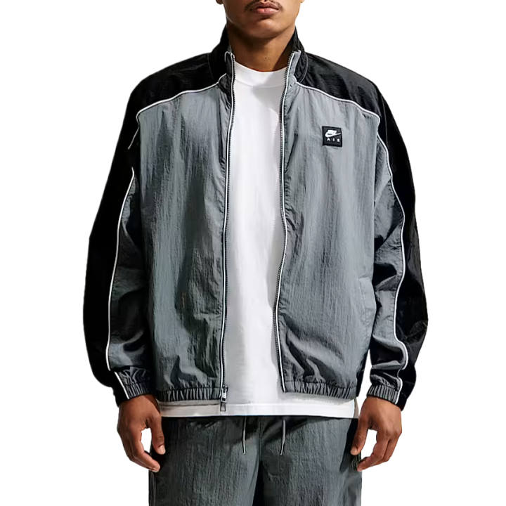 Nike Nike Jackets Men's Smoke Gray/Black Stand Collar Moderate