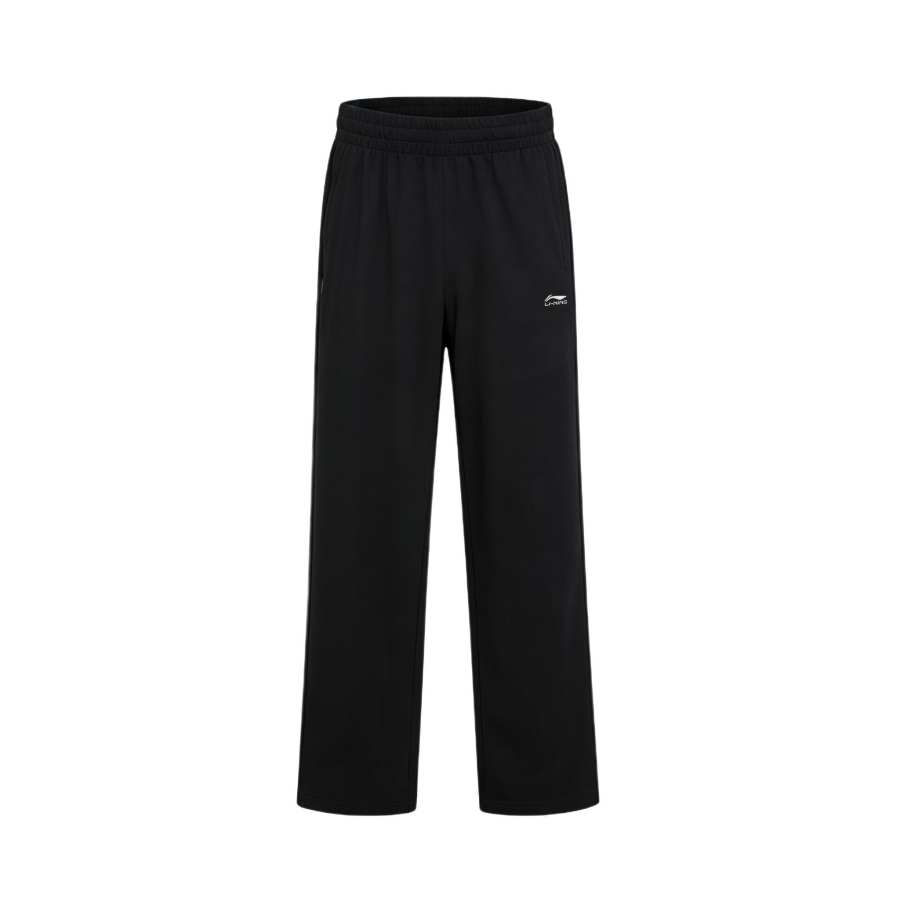 Li-Ning Li Ning Knitted Sweatpants Men's Black Moderate Straight Fit Pants