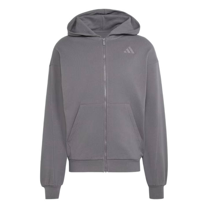 Adidas Adidas Sweatshirts Men's Gray Five Hooded Non Detachable Moderate