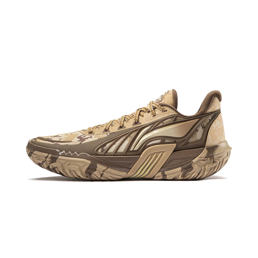 Li-Ning Li Ning Jie Ao 3 V2 Basketball Shoes Men's Low Top Tea Brown
