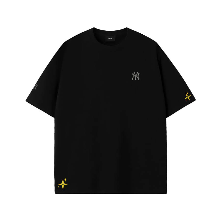 MLB MLB T Shirts Unisex Black Crew Neck Moderate Other