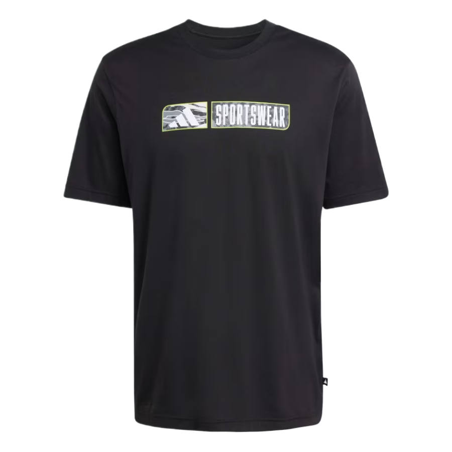 Adidas Adidas T Shirts Men's Black Crew Neck Moderate