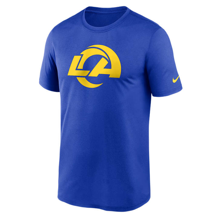 Nike Nike NFL T Shirts Men's Royal Crew Neck Moderate