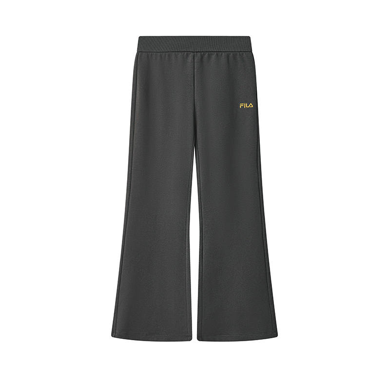 FILA ORIGINALE Casual Pants Women's Fin Back Gray Moderate Flared Pants