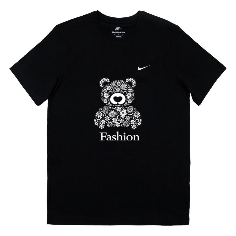 Nike Nike Sportswear T Shirts Unisex Black Crew Neck Moderate