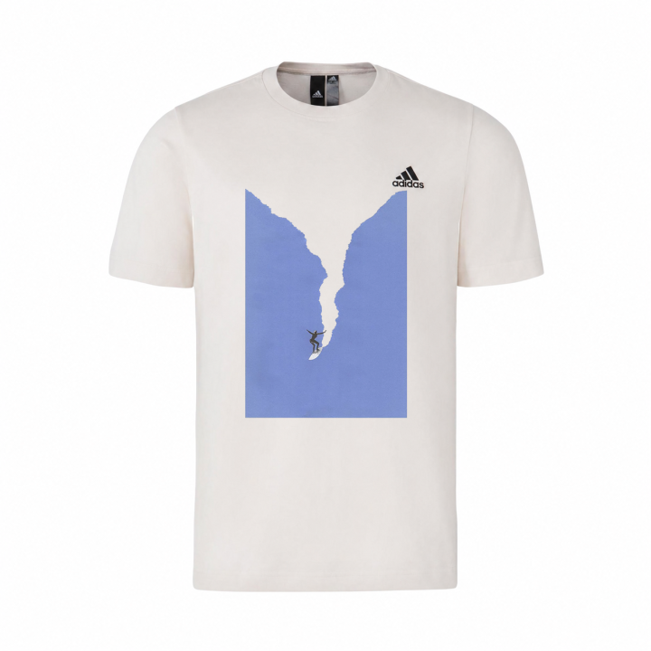 Adidas Adidas MUST HAVES T Shirts Unisex Ecru Crew Neck Moderate