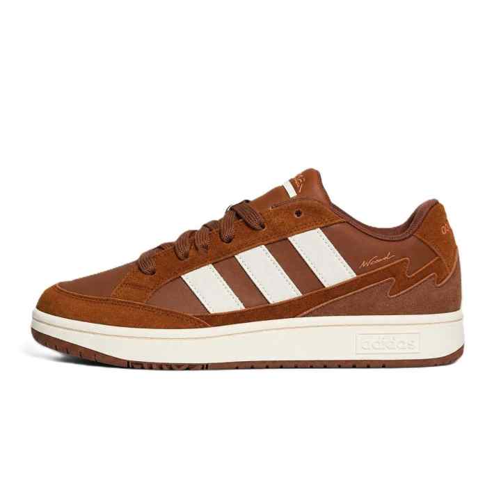 Adidas Adidas WCARD ADV Skateboard Shoes Unisex Low Top Soft Brown/Han Jade White/Dark Bronze