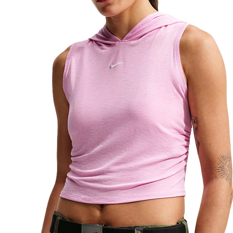 Nike Nike Sportswear Tank Tops Women's Pink Ascend/Set Sail Hooded Non Detachable Moderate